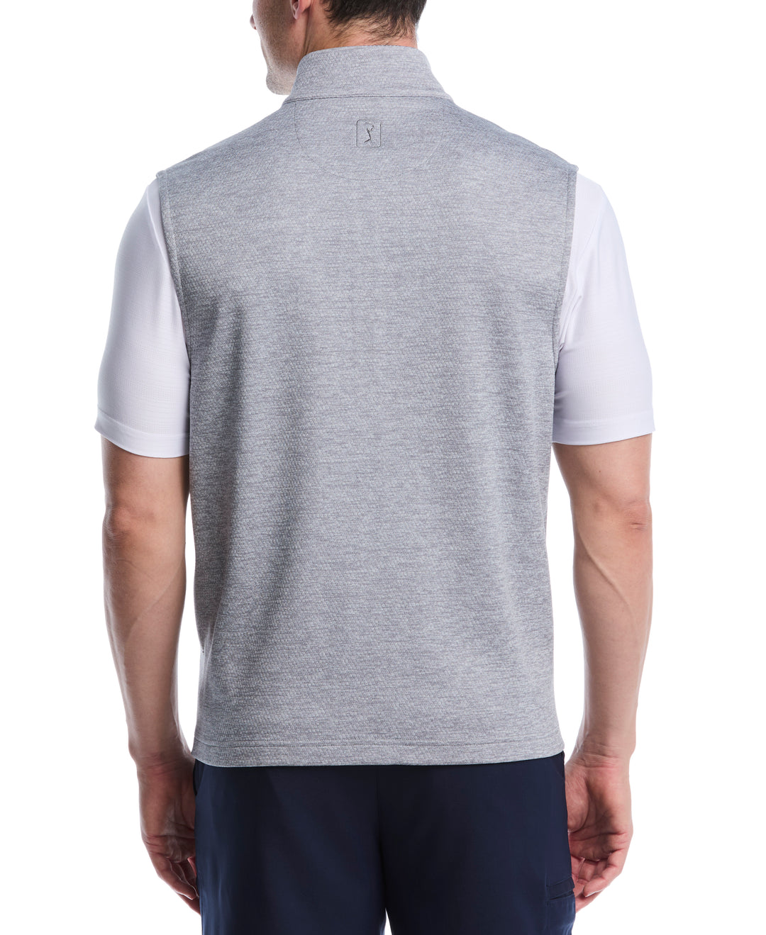 Mini Argyle Quilted Knit Golf Vest (Tradedawn Htr) 