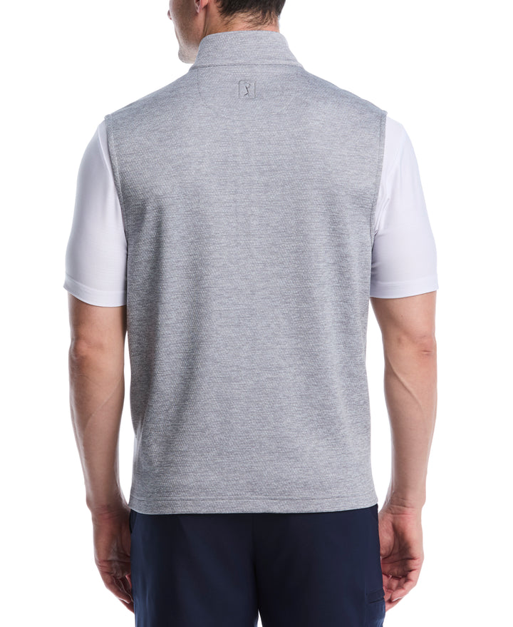 Mini Argyle Quilted Knit Golf Vest (Tradedawn Htr) 