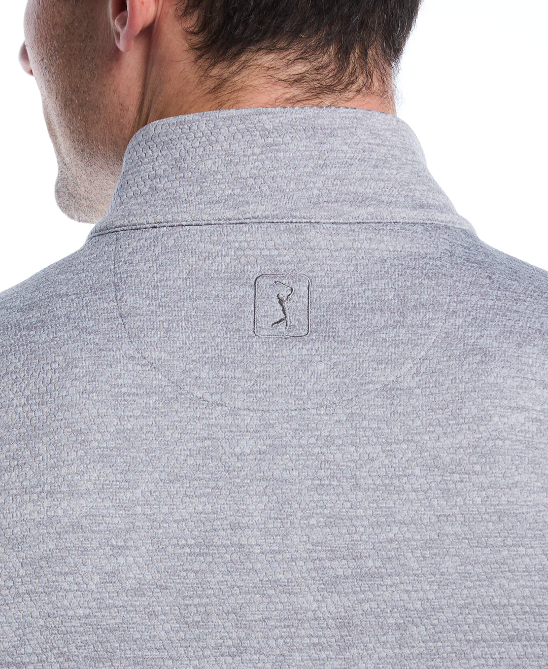 Mini Argyle Quilted Knit Golf Vest (Tradedawn Htr) 