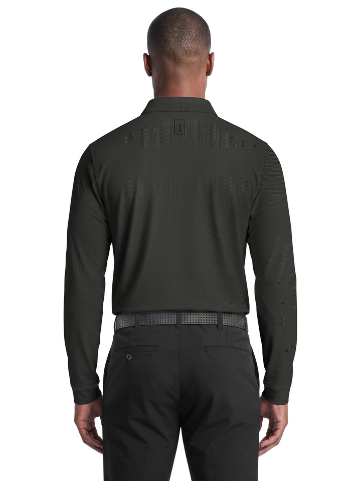 Men's Mini Diamond Jacquard Polo