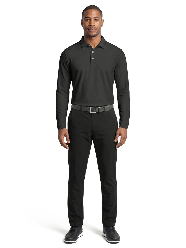 Men's Mini Diamond Jacquard Polo