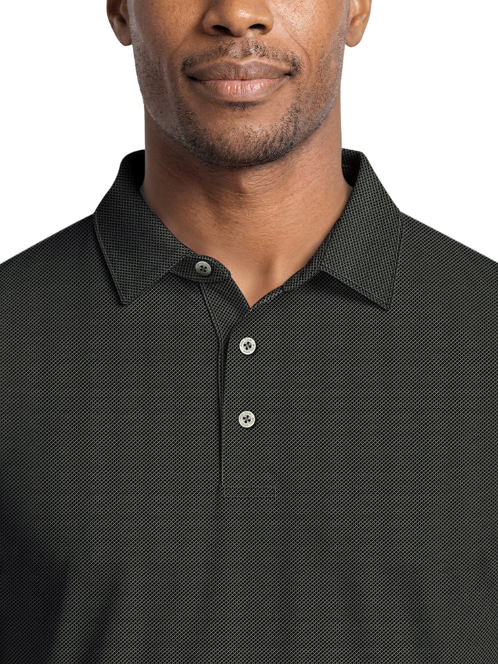 Men's Mini Diamond Jacquard Polo