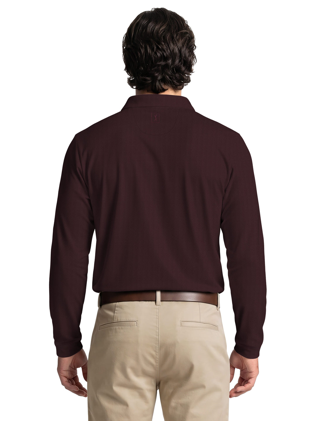Men's Mini Diamond Jacquard Polo