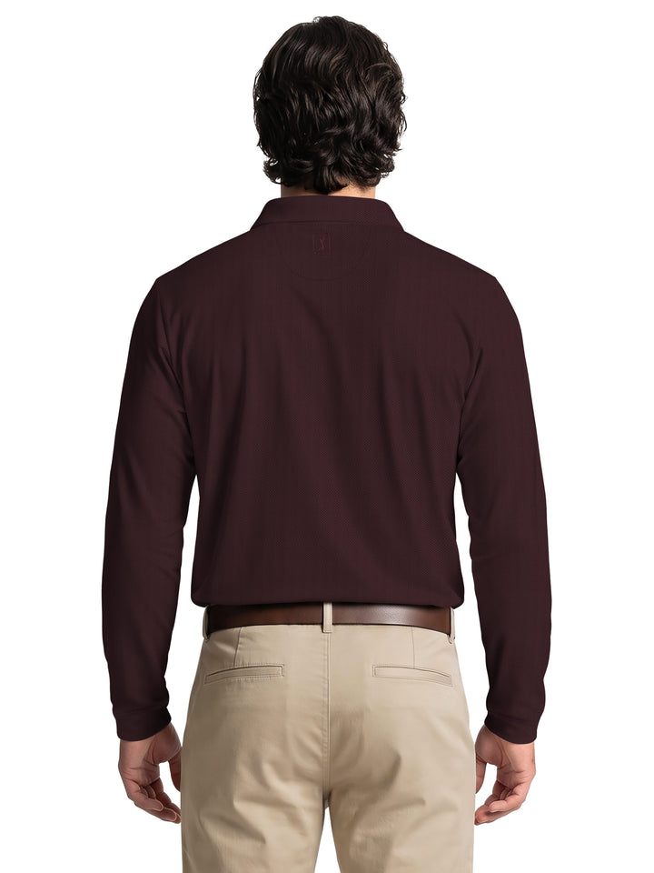 Men's Mini Diamond Jacquard Polo