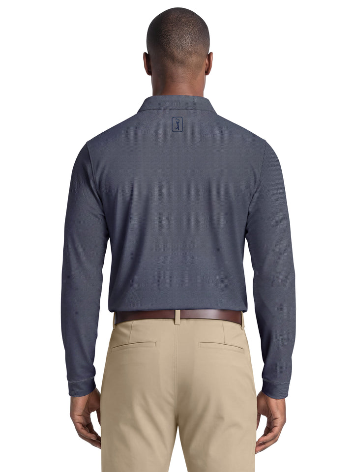 Men's Mini Diamond Jacquard Polo