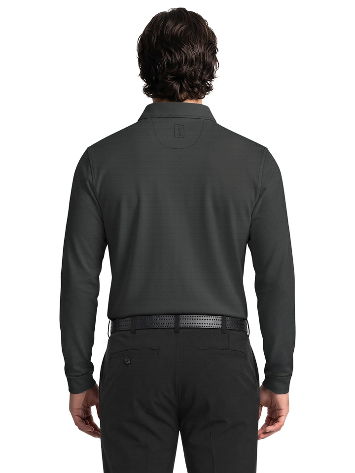 Men's Mini Diamond Jacquard Polo
