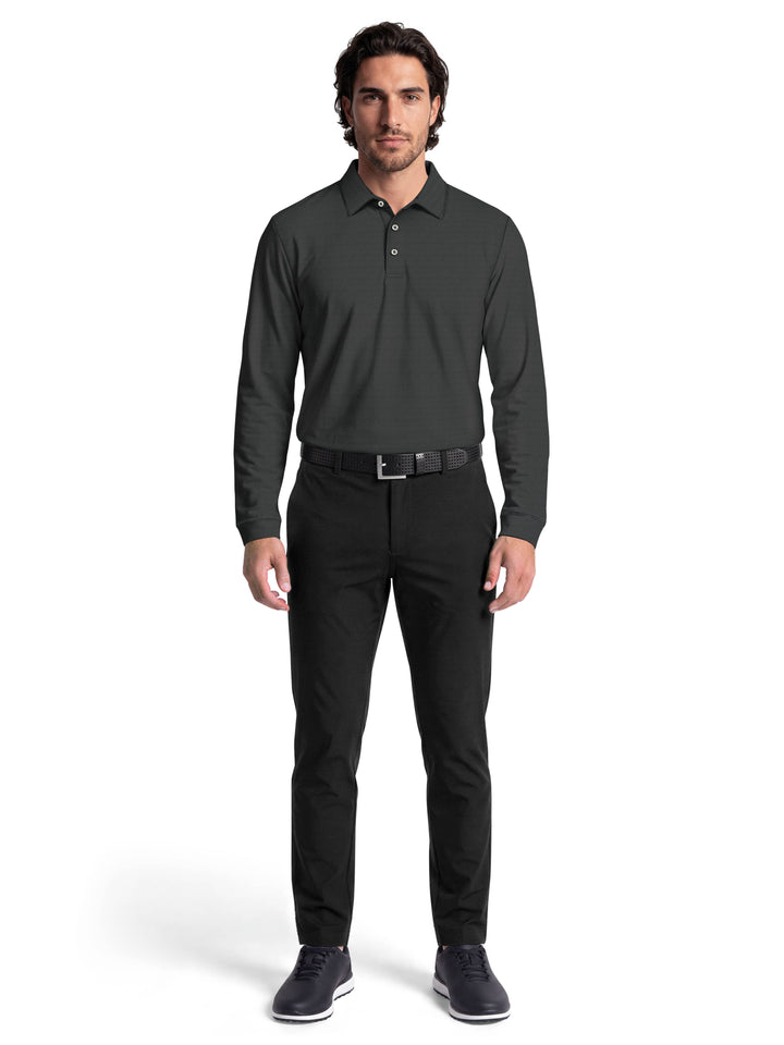 Men's Mini Diamond Jacquard Polo