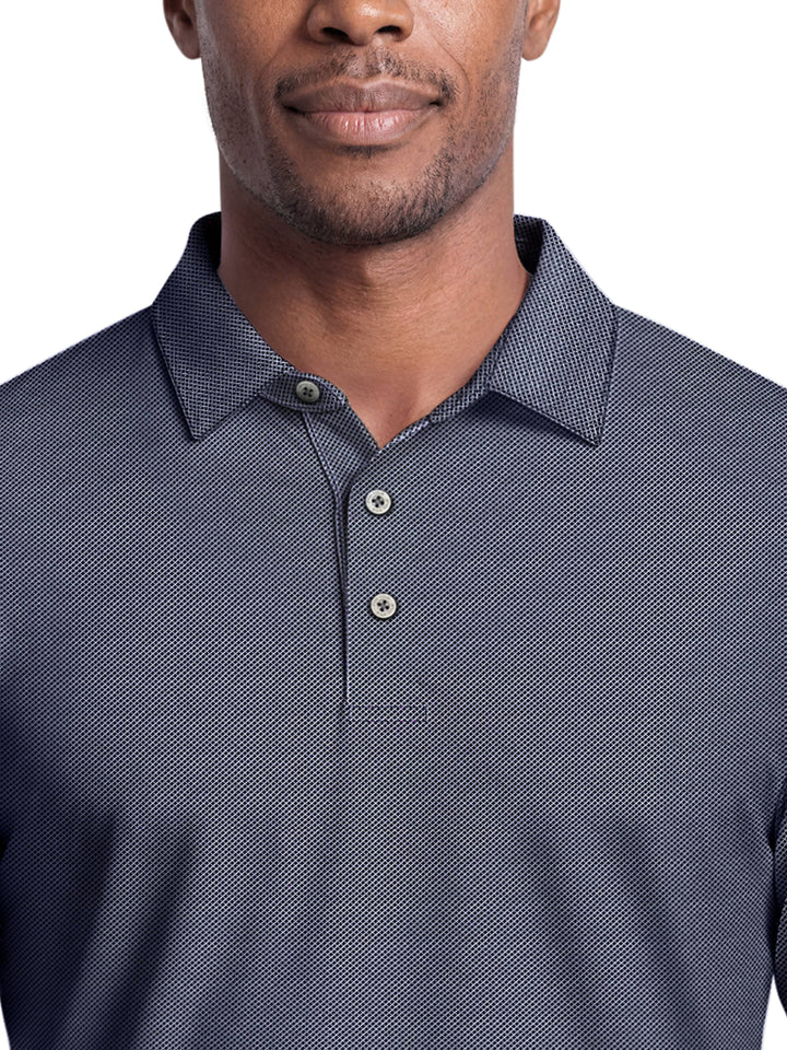 Men's Mini Diamond Jacquard Polo