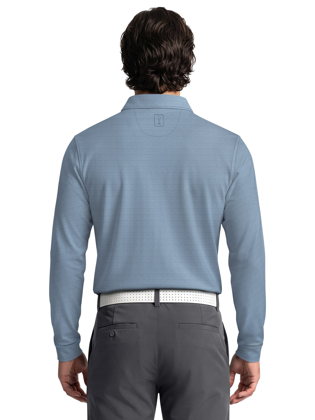 Men's Mini Diamond Jacquard Polo