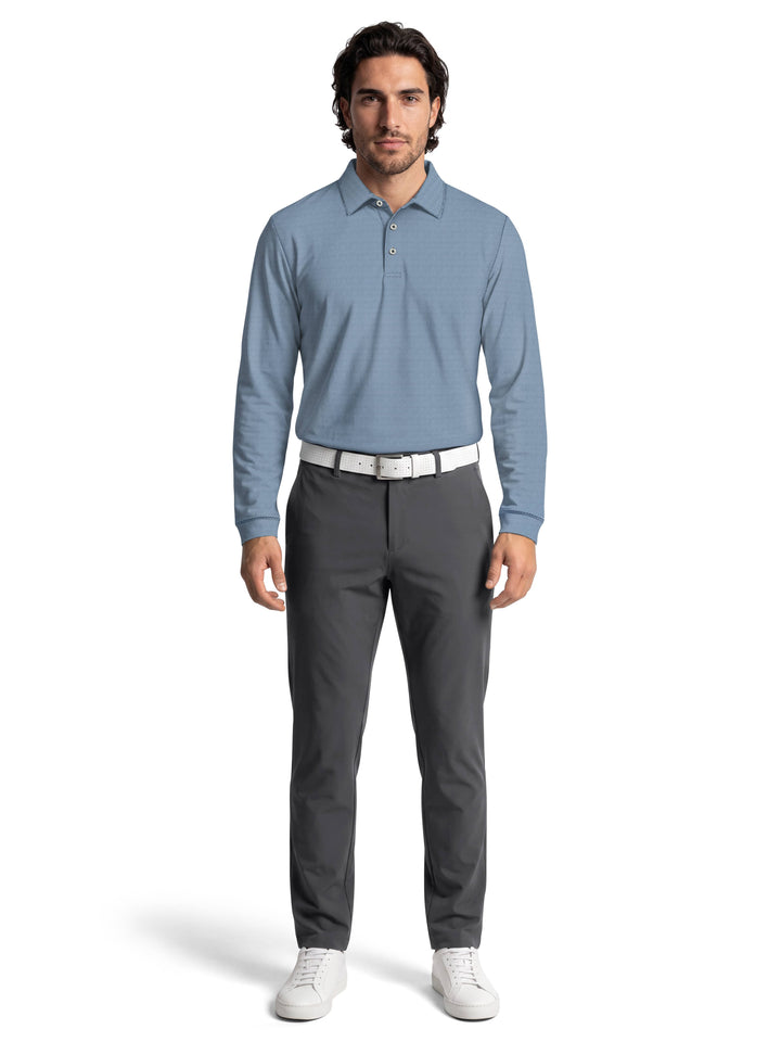 Men's Mini Diamond Jacquard Polo