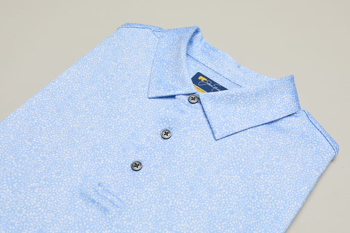 Men's Mini Floral Polo