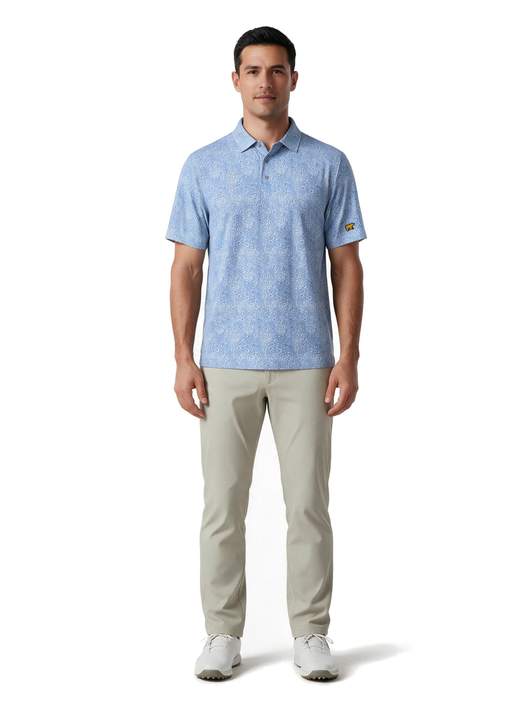 Men's Mini Floral Polo