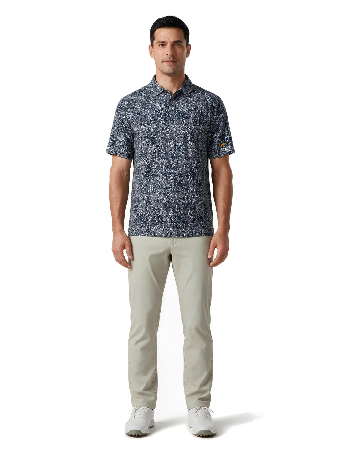 Men's Mini Floral Polo