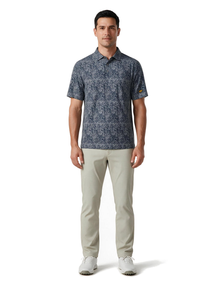 Men's Mini Floral Polo