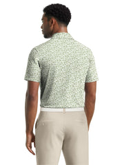 Men's Mini Foliage Heather Printed Polo
