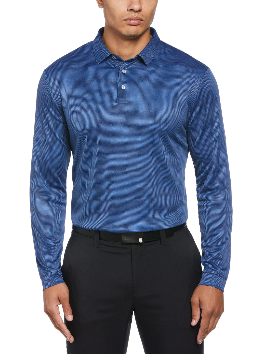 Mini Jacquard Golf Polo (Peacoat) 
