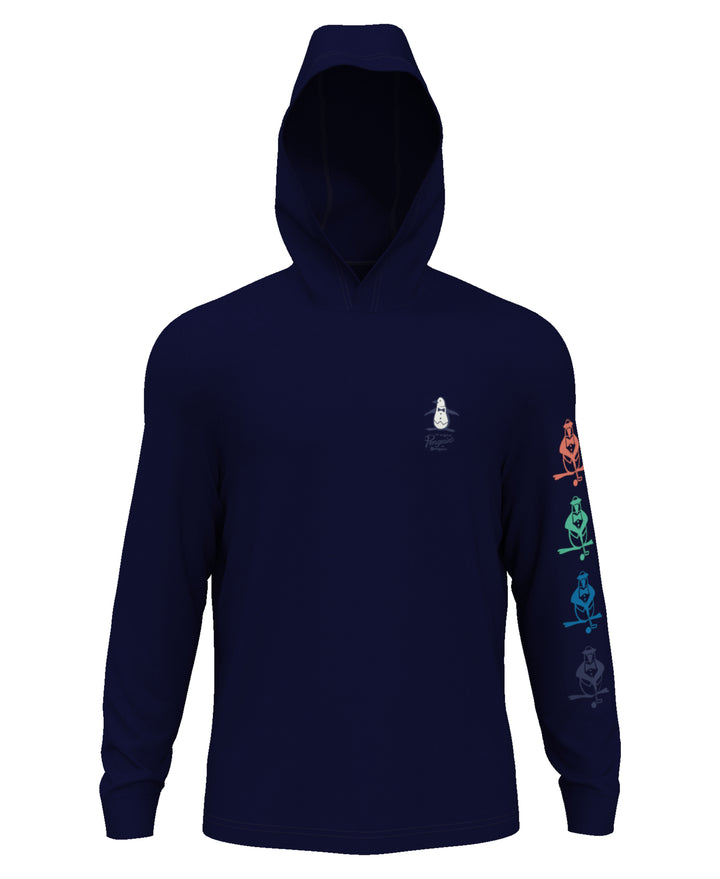 Novelty Graphic Golf Hoodie (Black Iris) 