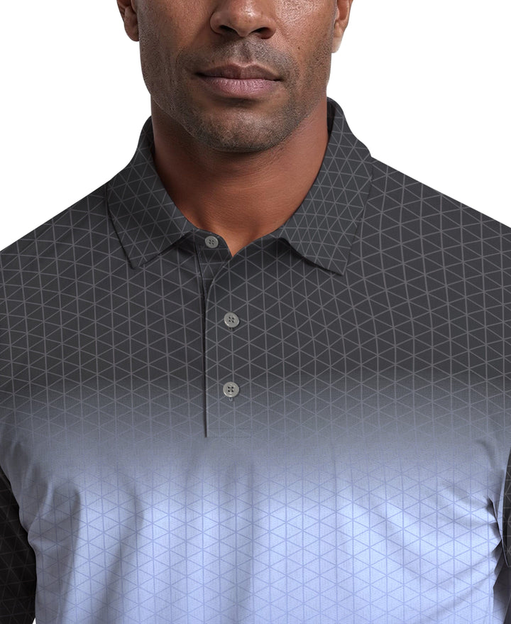 Ombre Architecture Road Map Golf Polo (Iron Gate) 