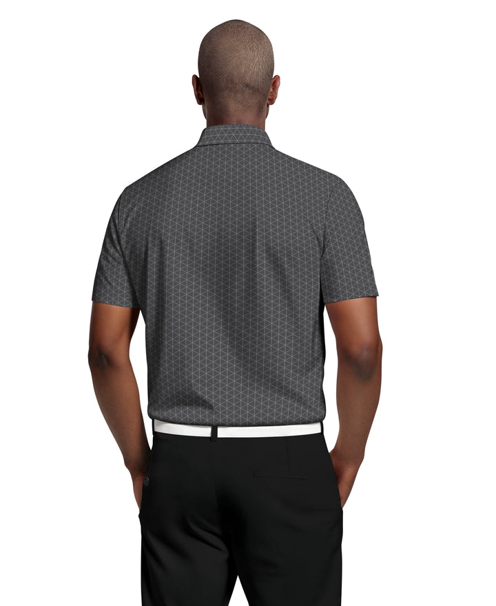Ombre Architecture Road Map Golf Polo (Iron Gate) 