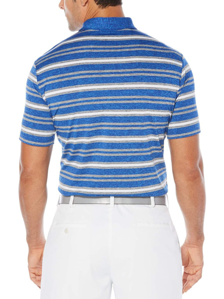 Men's Opti-Soft Heather Striped Polo