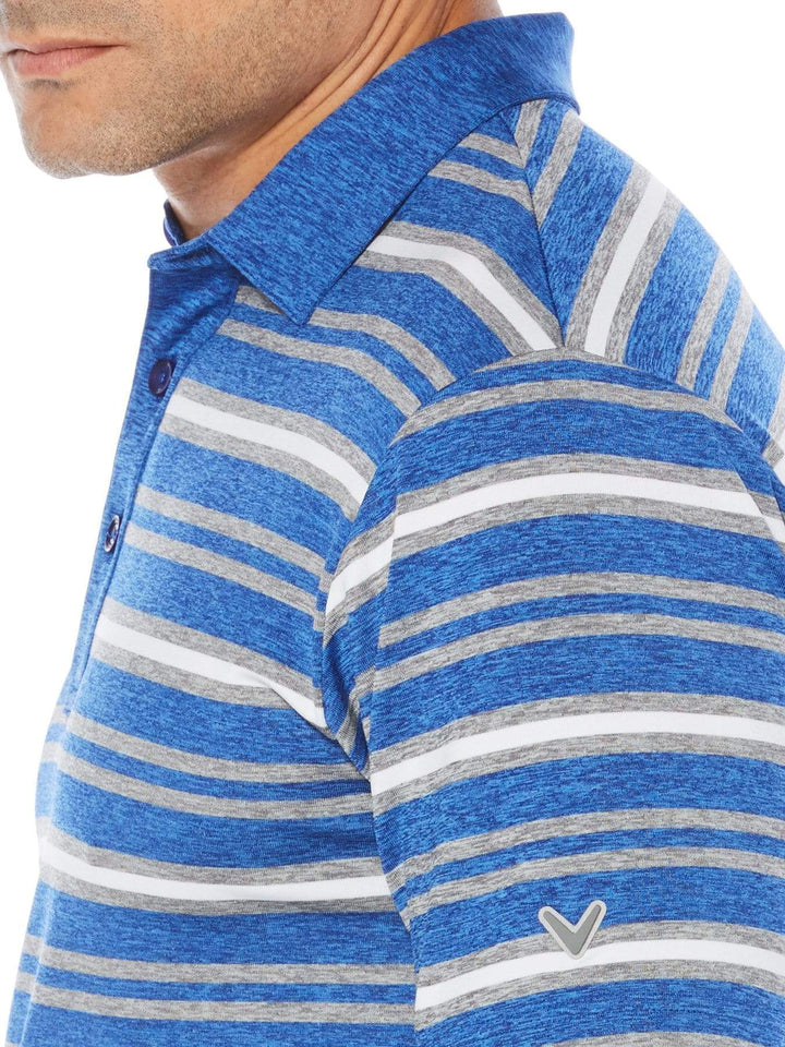 Men's Opti-Soft Heather Striped Polo