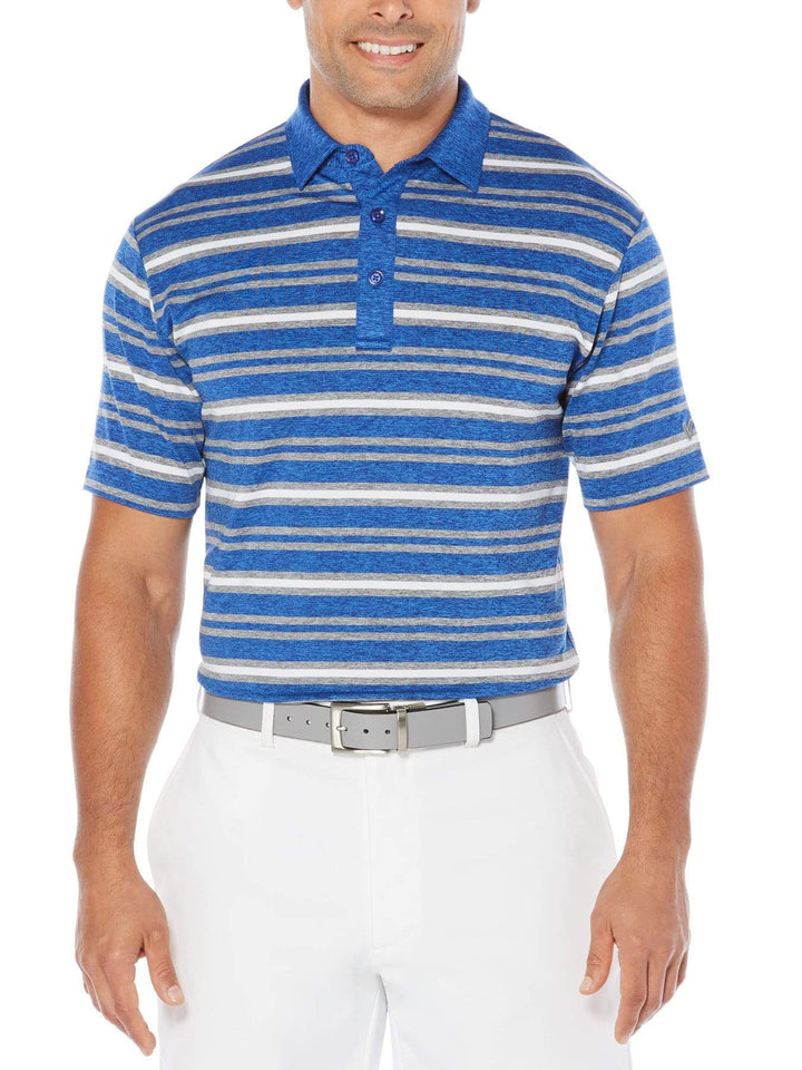 Men's Opti-Soft Heather Striped Polo