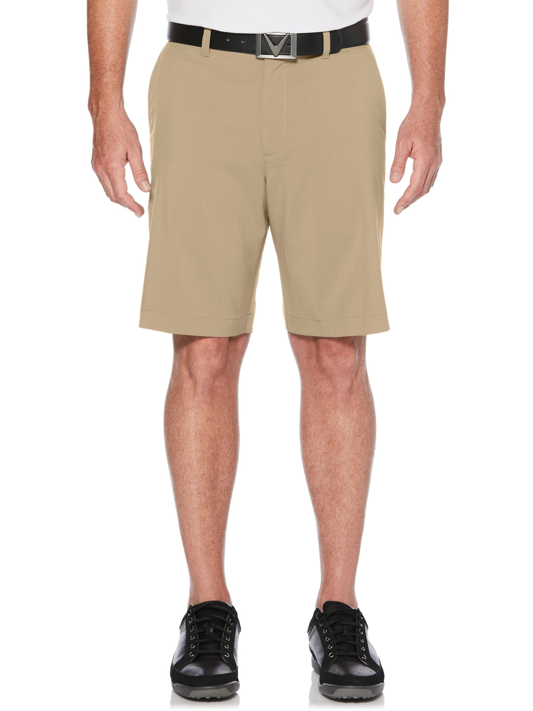 Men's Opti-Stretch Solid Short with Active Waistband | 9" Inseam