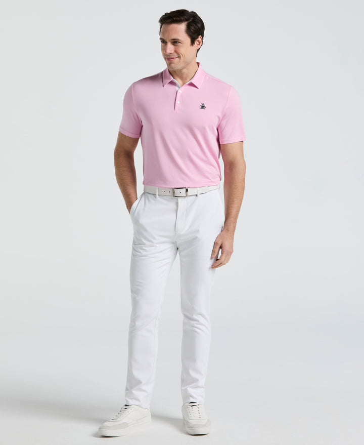 Original Block Design Short Sleeve Golf Polo Shirt (Lilac Sachet) 