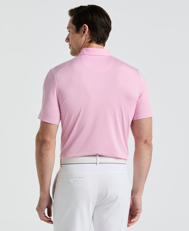 Original Block Design Short Sleeve Golf Polo Shirt (Lilac Sachet) 