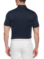 Original Block Design Short Sleeve Golf Polo Shirt (Black Iris) 