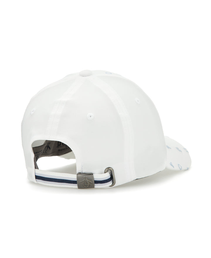 Original Embriodered Adjustable Golf Cap (Bright White) 