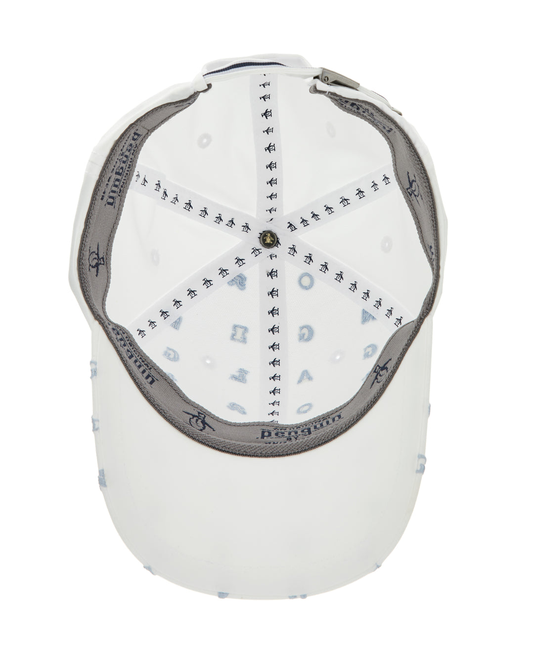 Original Embriodered Adjustable Golf Cap (Bright White) 
