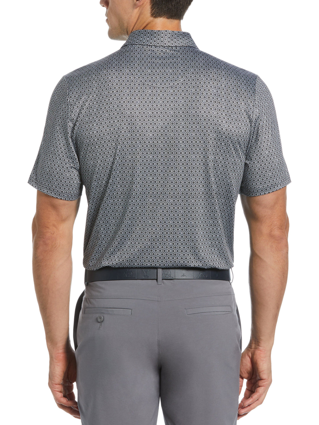 Original Floral Print Polo (Caviar) 