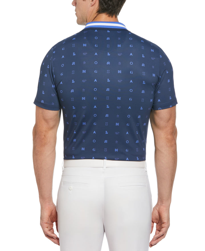 Original Print Polo (Black Iris) 