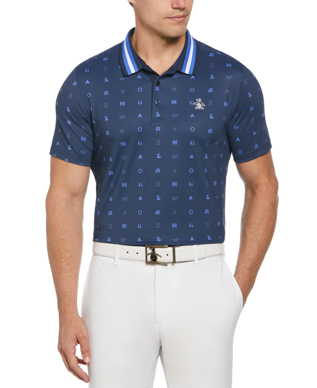 Original Print Polo (Black Iris) 