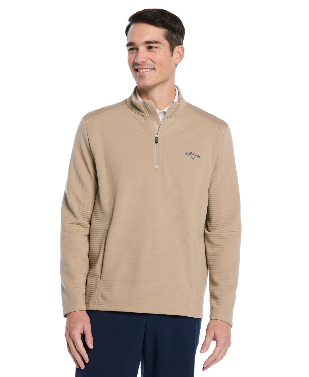 Ottoman Quarter Zip Golf Base Layer (Chinchilla) 