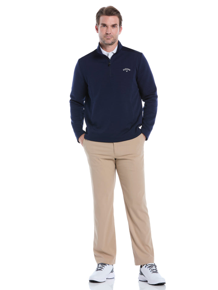 Ottoman Quarter Zip Golf Base Layer (Navy) 