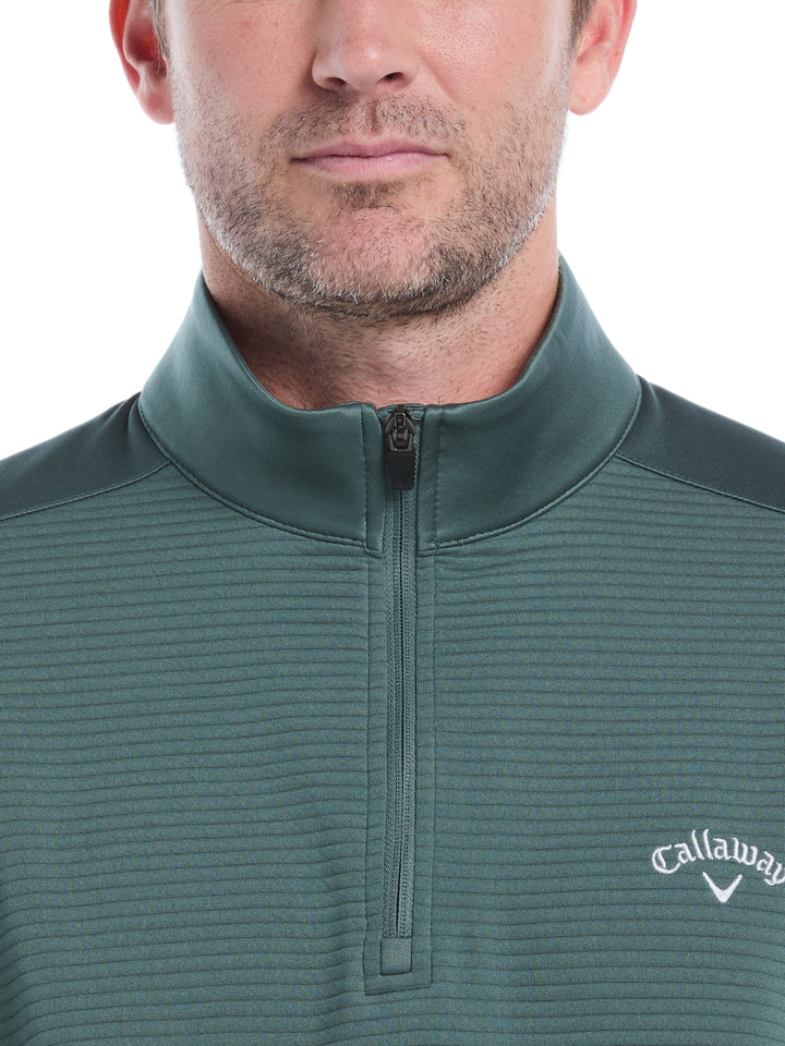 Ottoman Quarter Zip Golf Base Layer (Dark Forest) 