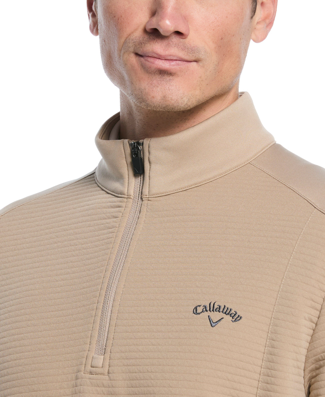Ottoman Quarter Zip Golf Base Layer (Chinchilla) 