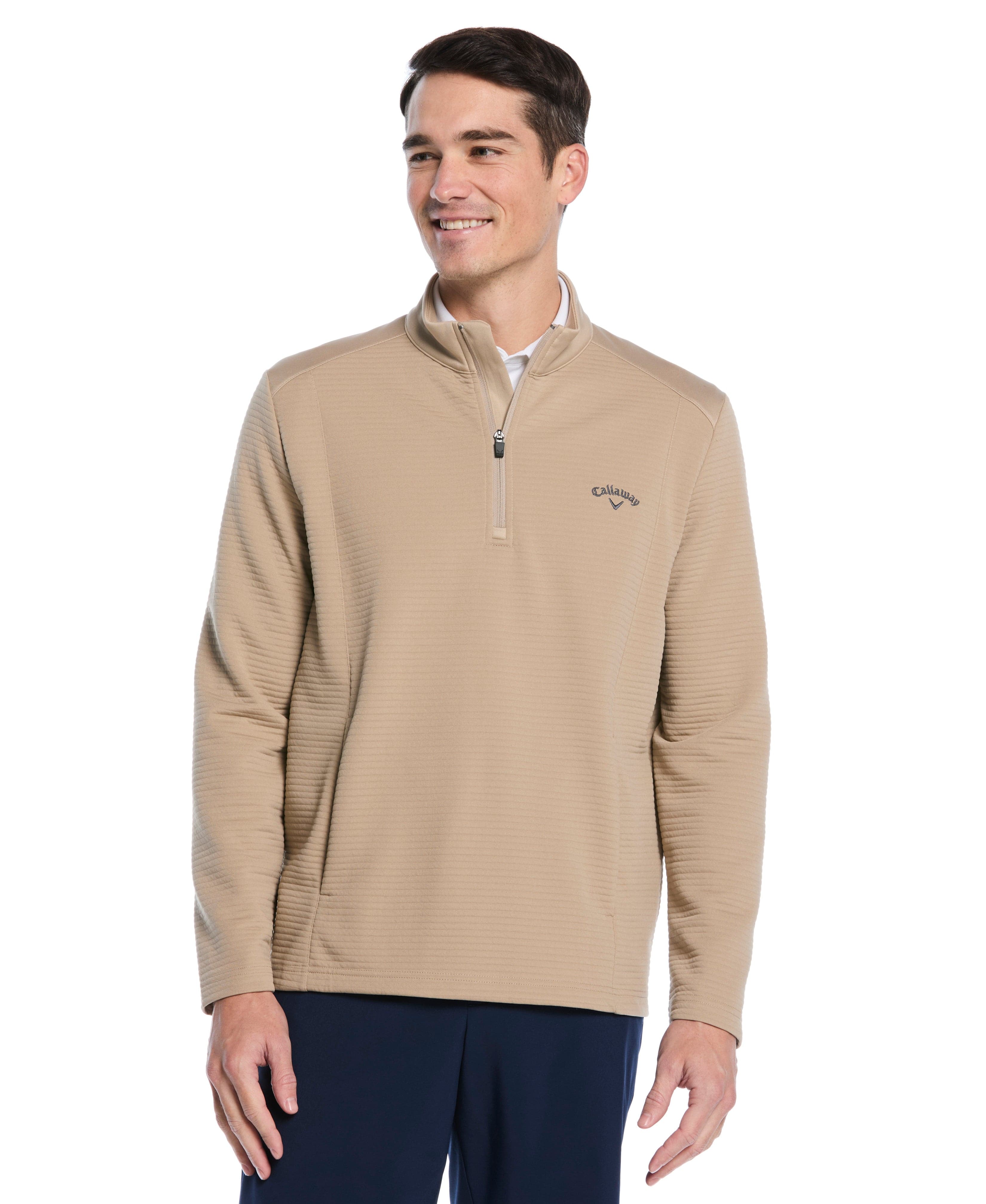 Men's Ottoman Quarter Zip Golf Base Layer – Golf Apparel Shop