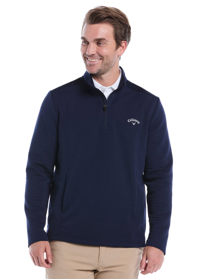 Ottoman Quarter Zip Golf Base Layer (Navy) 