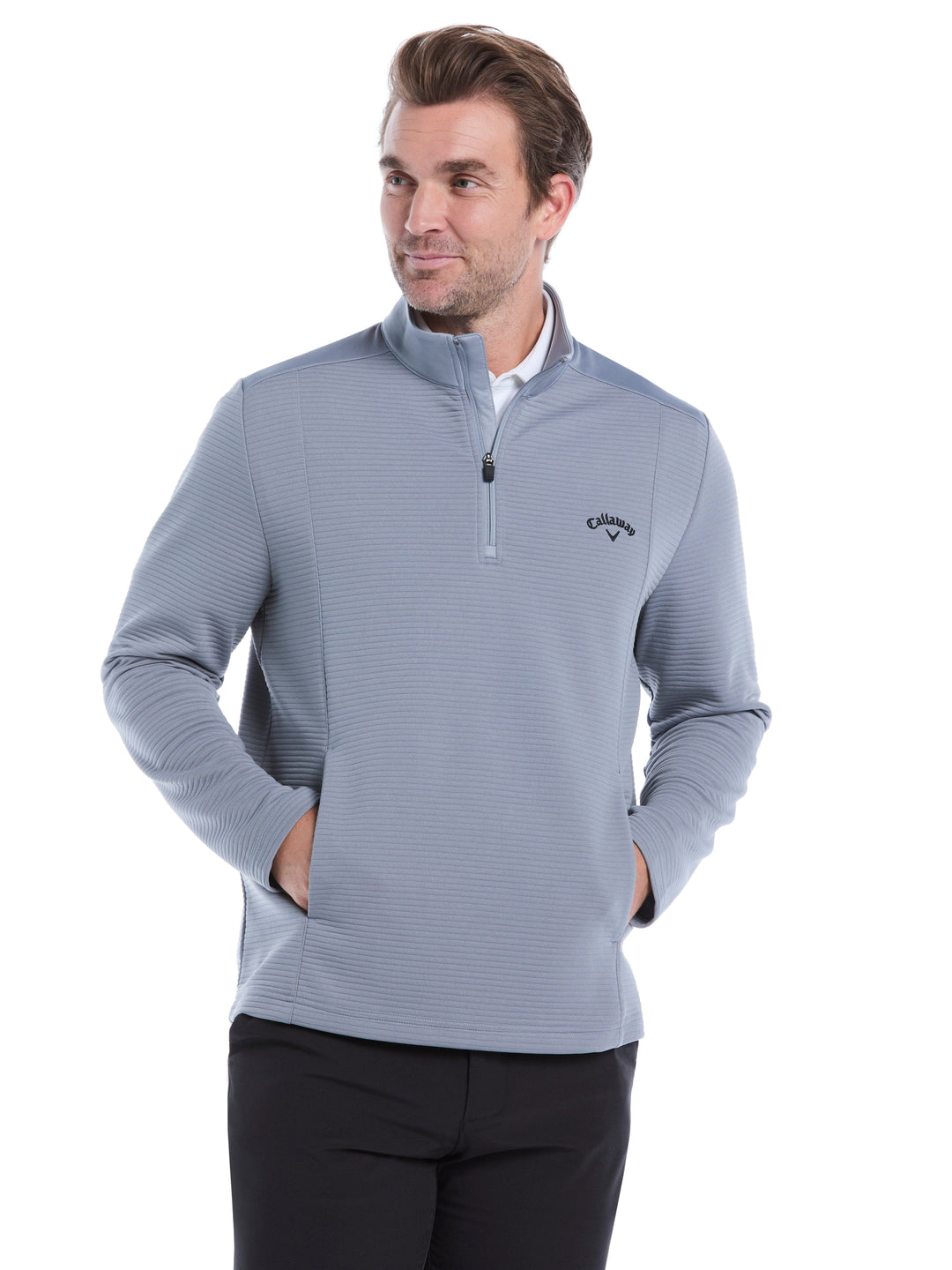Ottoman Quarter Zip Golf Base Layer (Tradewinds) 