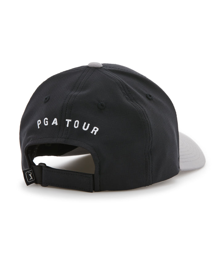 PGA Tour 3D Embroidery Stretch Fit Cap (Caviar) 