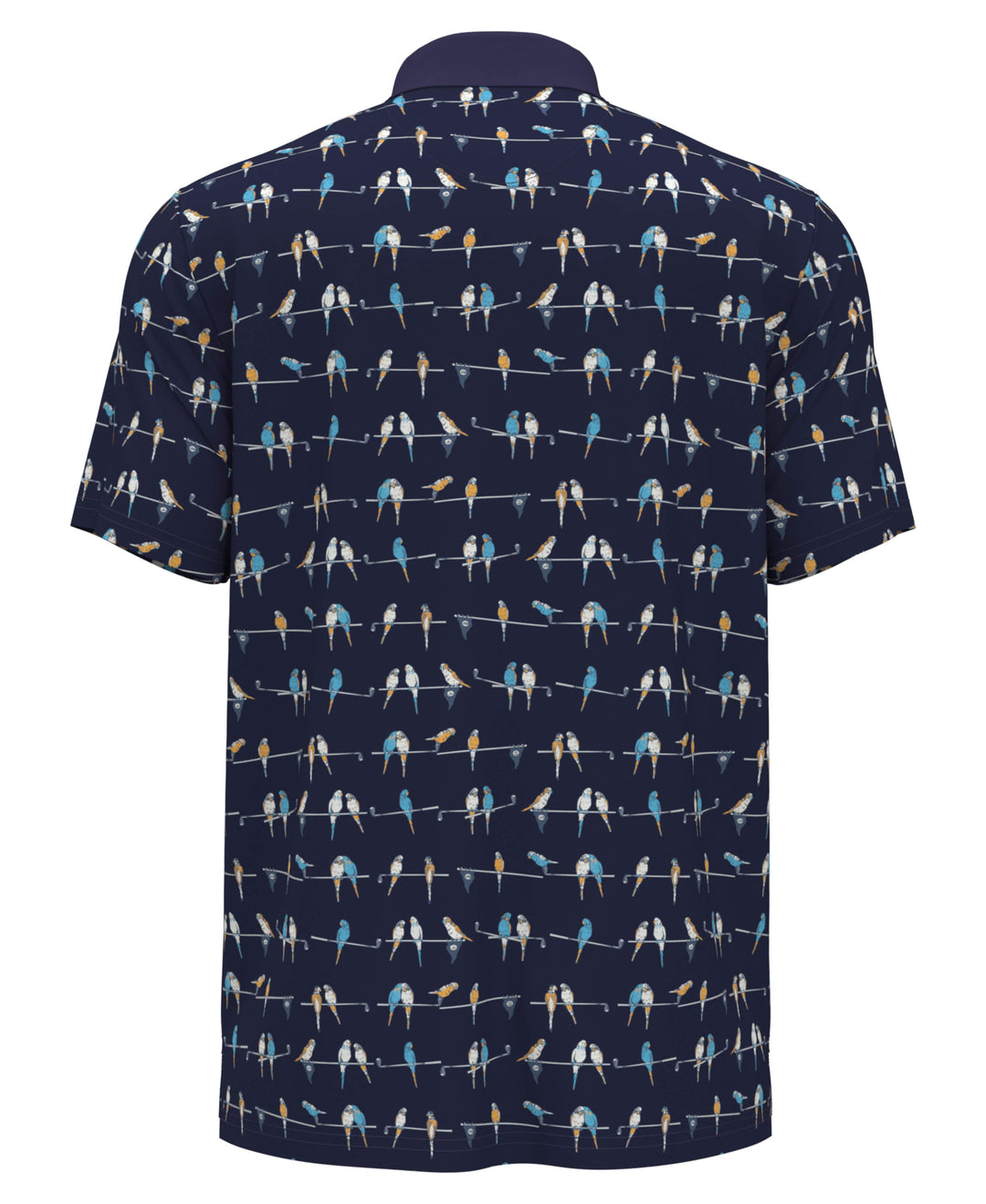 Parrot's Club Print Polo (Astral Night) 