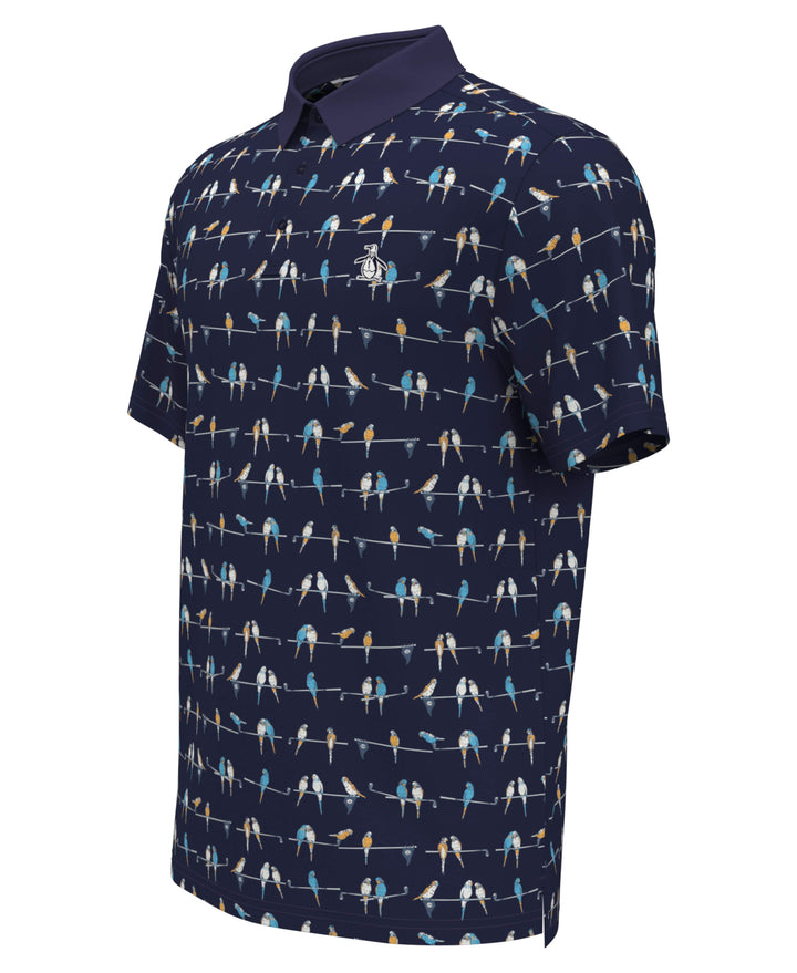 Parrot's Club Print Polo (Astral Night) 