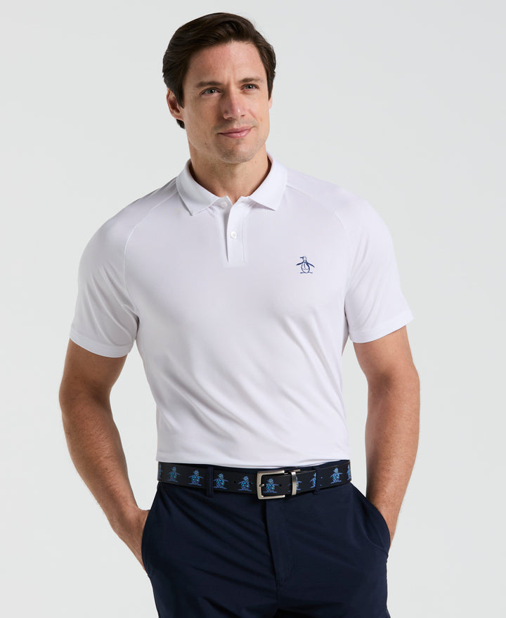 Legacy Gussett Tennis Polo Shirt (Bright White) 