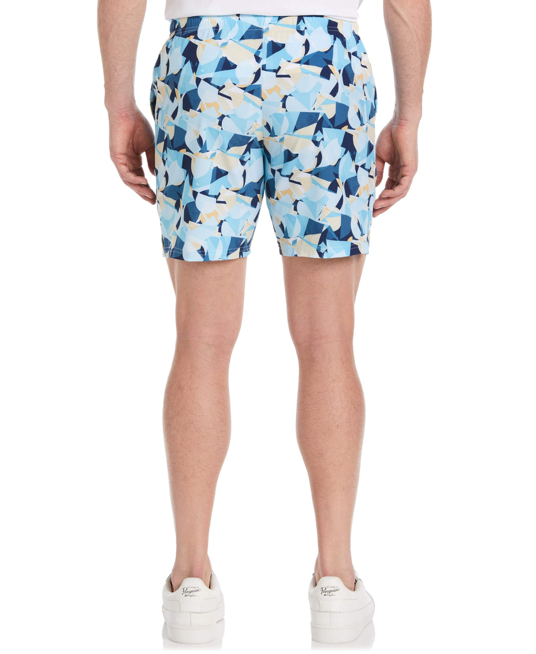 Performance Tennis Ball Print 7" Short (Bright White) 