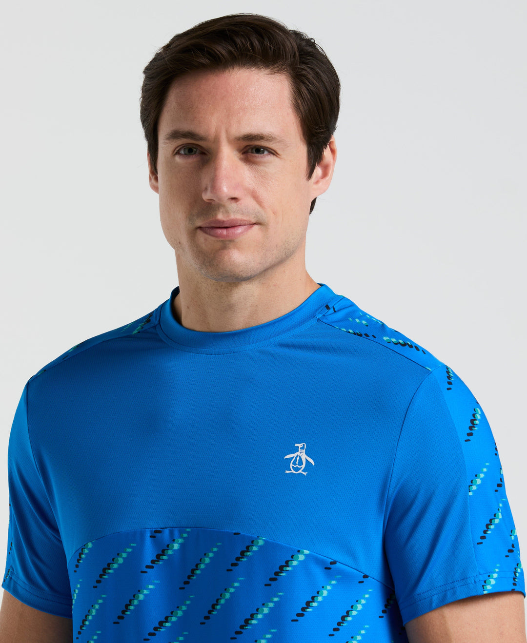 Performance Tennis Ball Tennis Tee (Elect Blu Lmnade) 