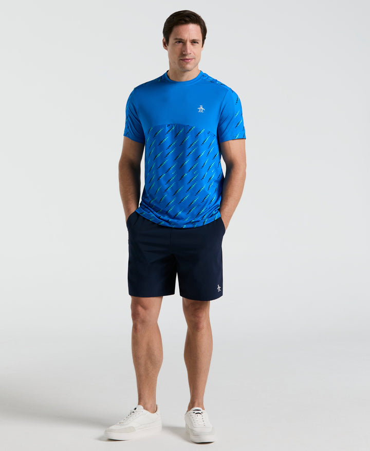 Performance Tennis Ball Tennis Tee (Elect Blu Lmnade) 