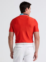 Pete's 70's Anniversary Earl Golf Polo (Red Clay) 